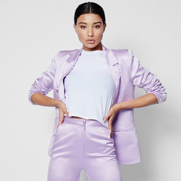 Boohoo Jackets & Blazers - NEW Boohoo Boutique Lilac Purple Suit Blazer | 10